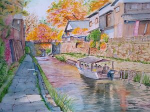 2026年4月日本水彩遠州支部展が開催されました。その作品が主ですが、そうでなく私はこれをという作品もあります。2026年私の代表作ご覧ください。
